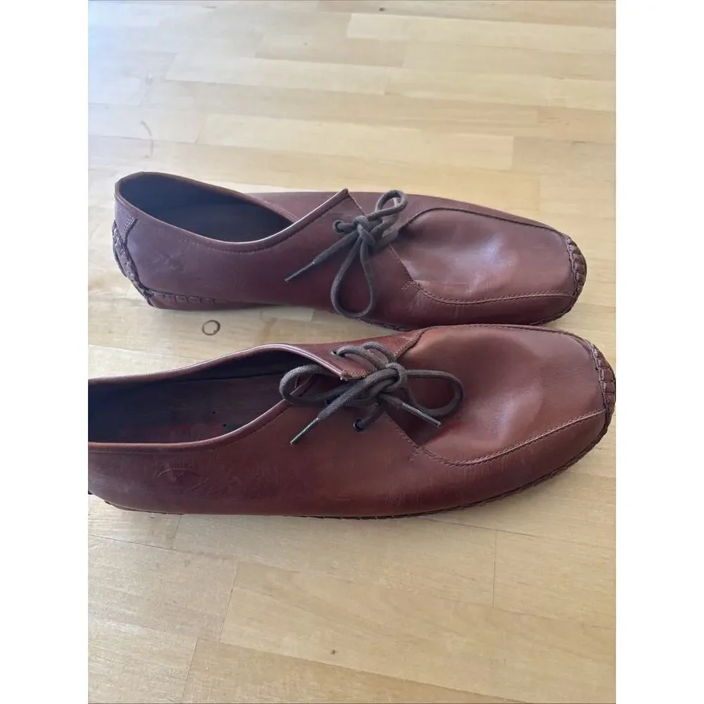 Men’s brown leather Pikolinos driving loafers Size 45 US 11/11.5 - Romania
